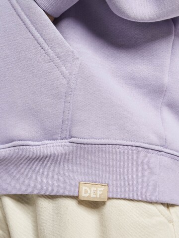 Sweat-shirt DEF en violet