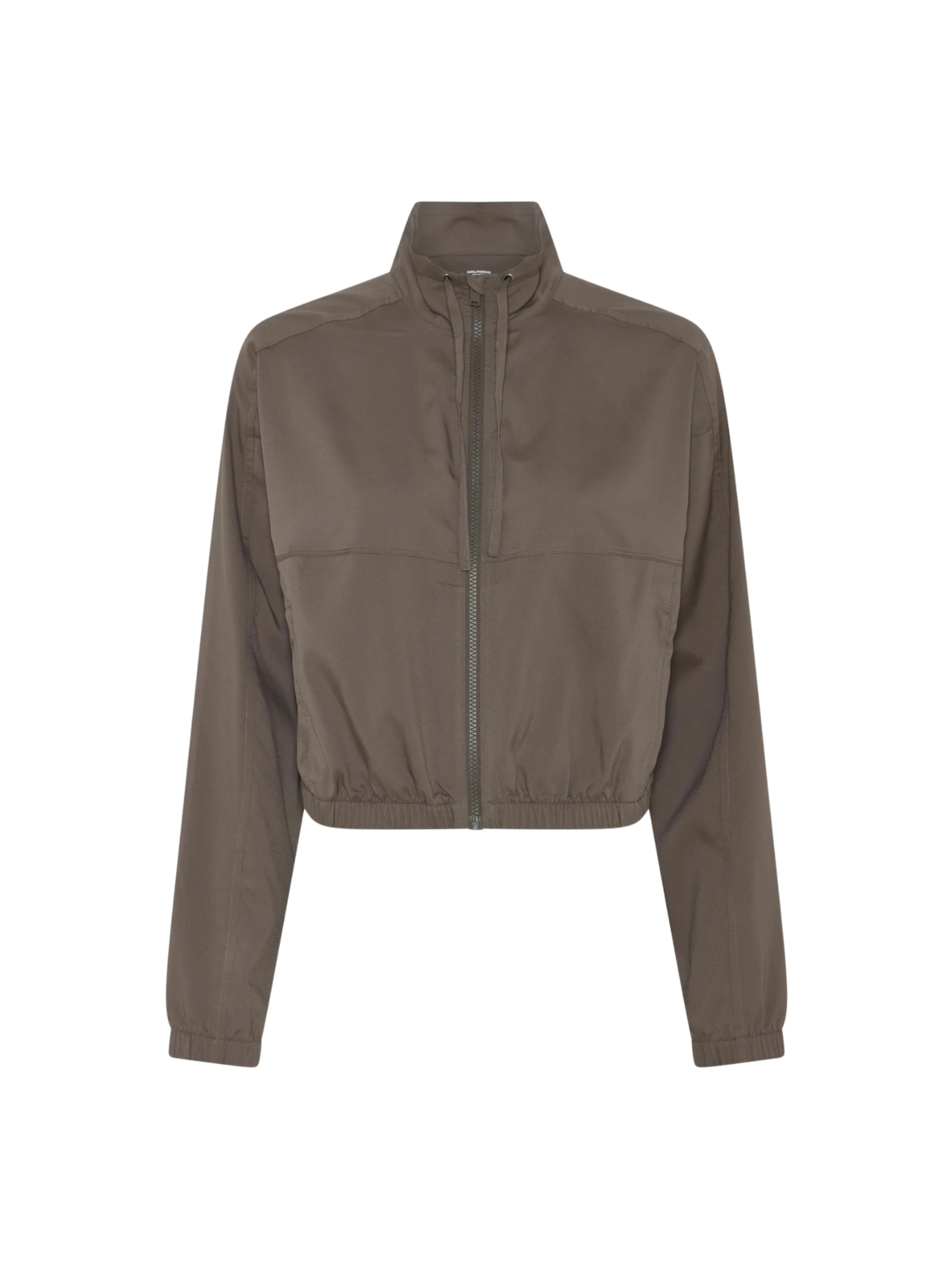 Girlfriend Collective Sportovní bunda ' Miller ' – hnědá: přední strana