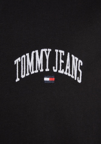 Tommy Jeans Plus Shirt 'VARSITY' in Schwarz