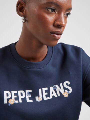 Pepe Jeans Mikina 'STEPHANIE' – modrá