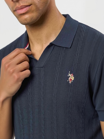 U.S. POLO ASSN. Regular fit Overhemd ' UMDiderik ' in Blauw