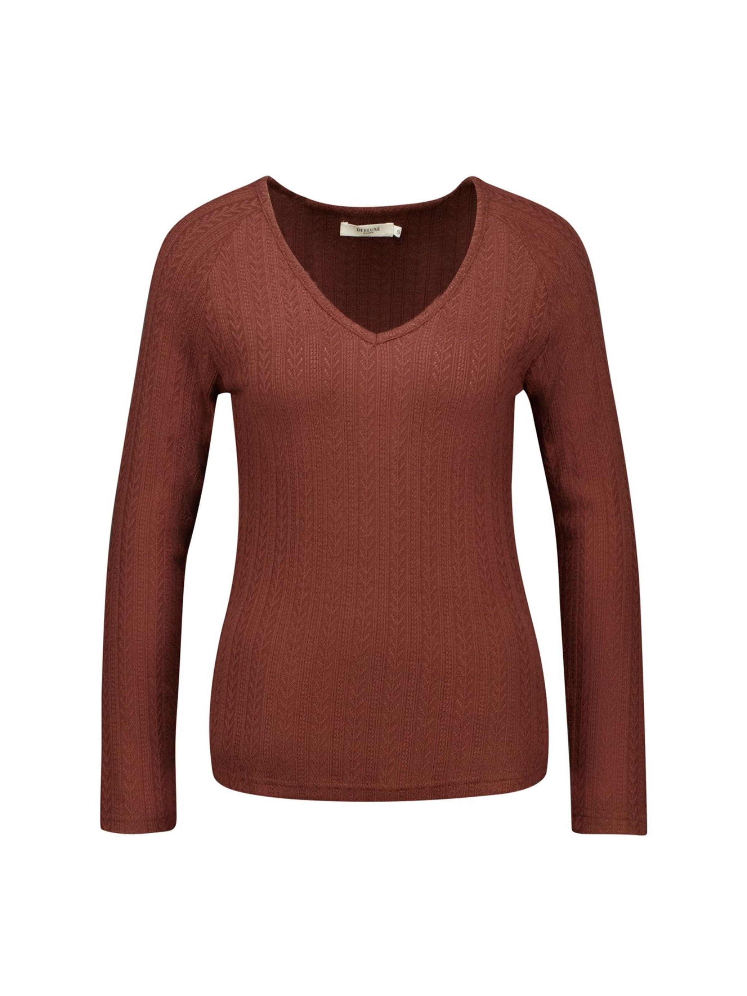 Deeluxe Shirt‌ in Rot: Vorderseite