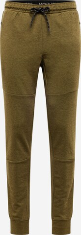 Pantalon 'Will' JACK & JONES en vert : devant