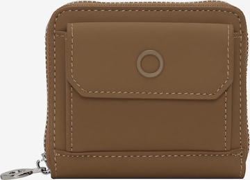 O bag Wallet in Brown: front