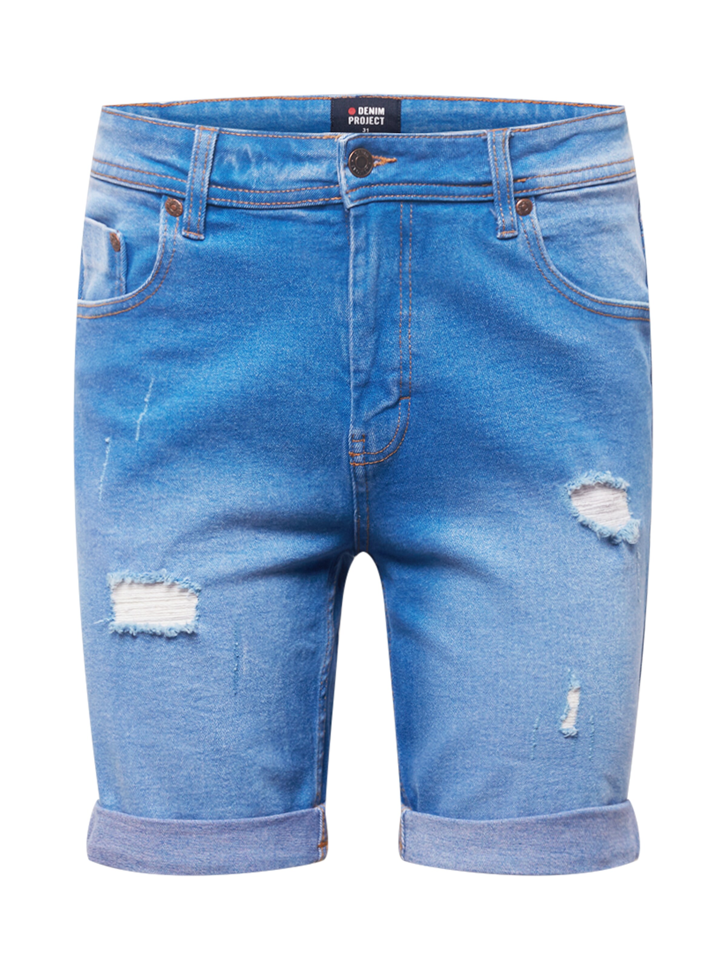 OG0J3 Pantaloni Denim Project Jeans Mr Orange in Blu 