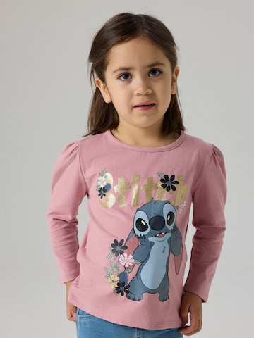 NAME IT - Camisola 'NMFJINA STITCH' em roxo: frente