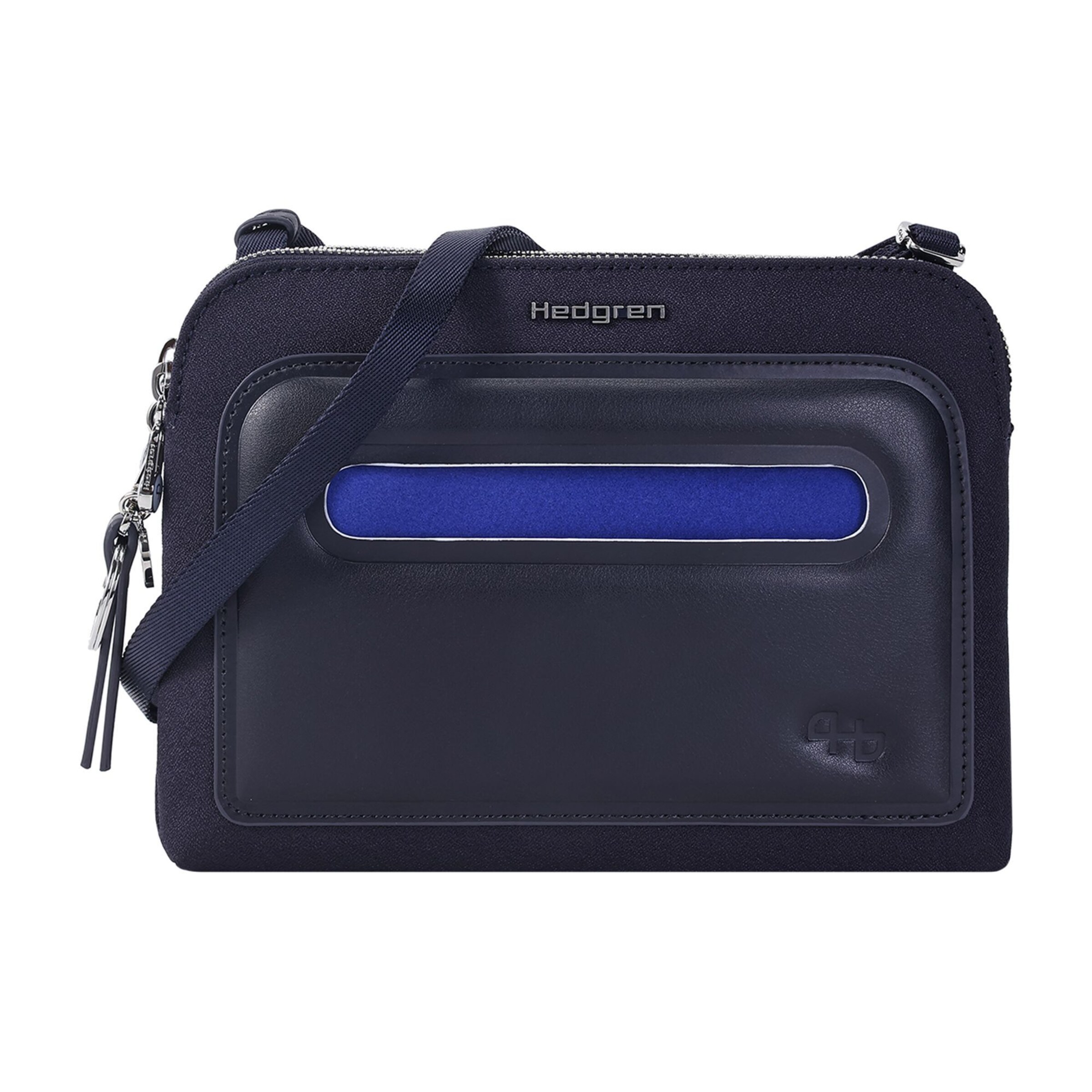 Hedgren Umhängetasche 'Fika' in Blau: Vorderseite