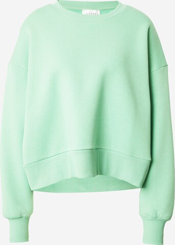 SISTERS POINT Sweatshirt 'PEVA' in Groen: voorkant