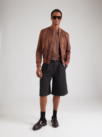 T-Shirt 'Len' ABOUT YOU en marron