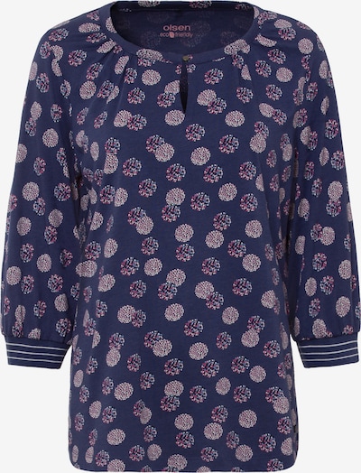 Olsen Shirt 'Hannah' in indigo / lila, Produktansicht