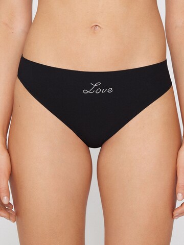 Tezenis Slip in Schwarz: Vorderseite