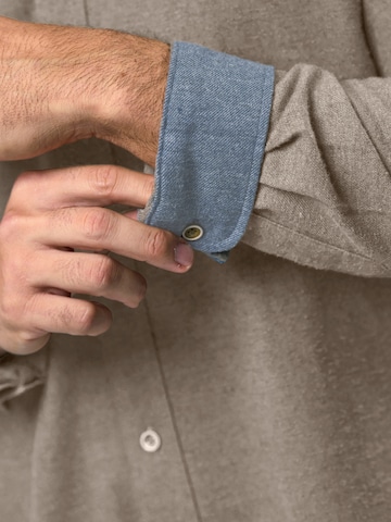 MCS Comfort Fit Paita 'Adam' värissä ruskea