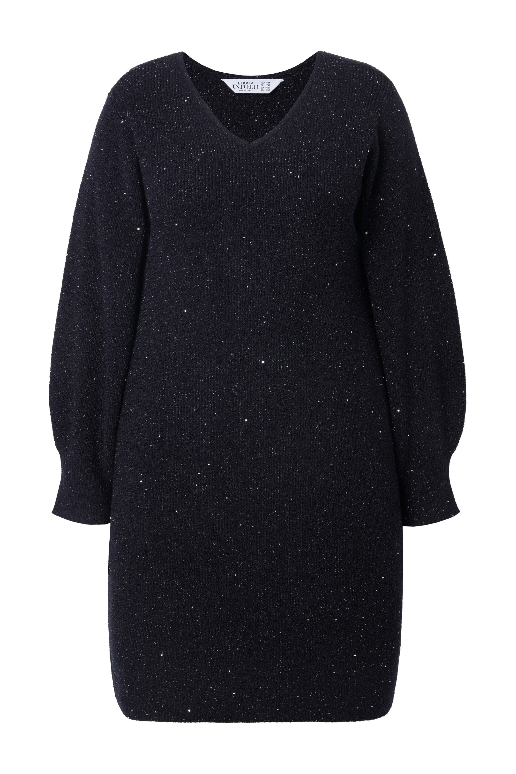 Studio Untold Dress in Black: front