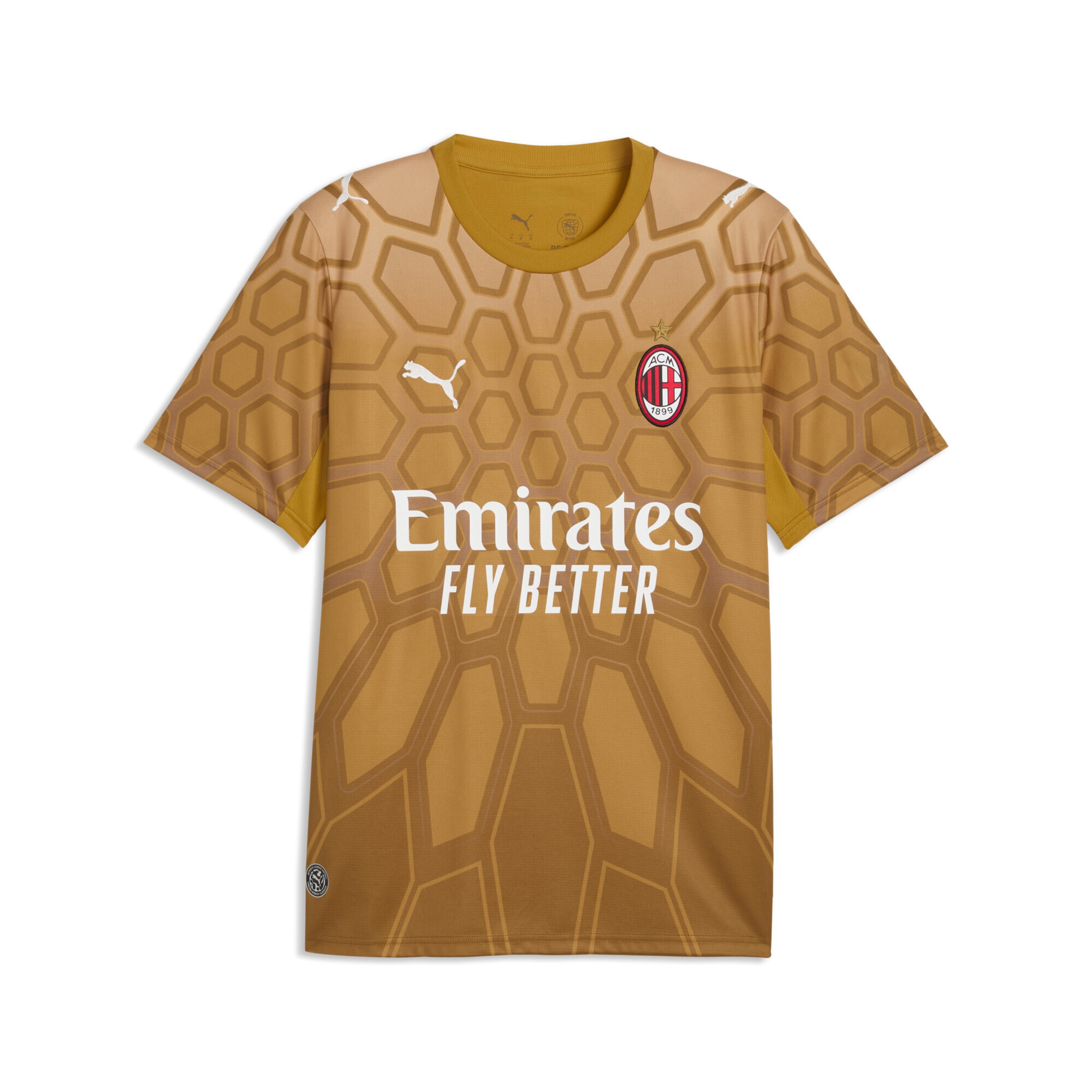 PUMA Jersey 'AC Milan' in Yellow: front