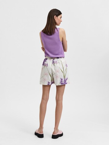 SELECTED FEMME Regular Shorts 'ETOPA' in Weiß