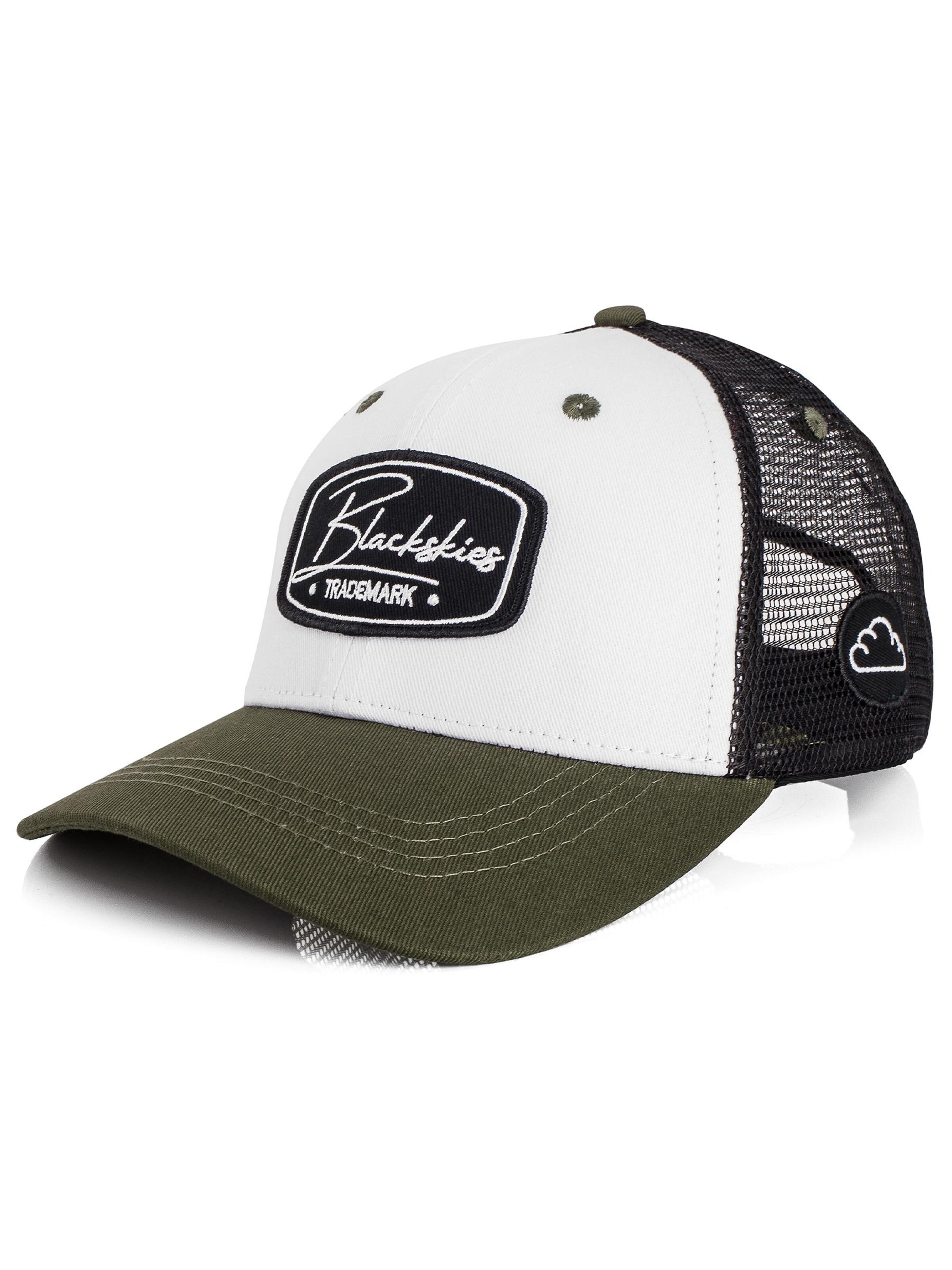 Blackskies Cap 'Race'‌‌ in Grün: Vorderseite