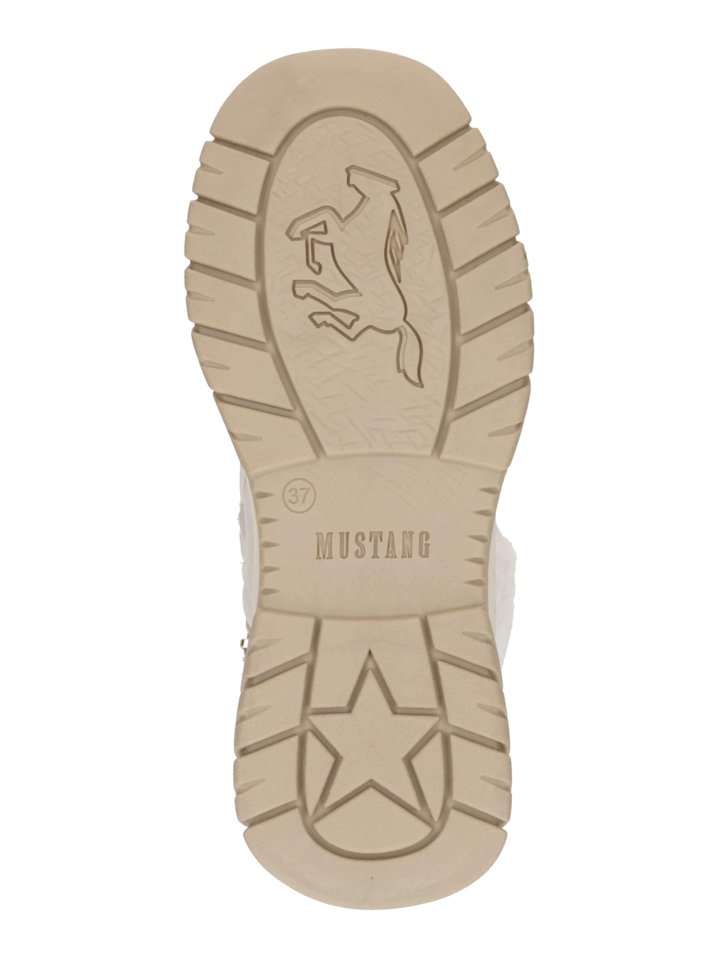 Bottines à lacets MUSTANG en beige