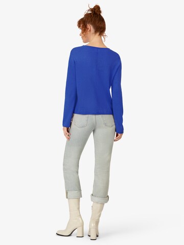 Rainbow Cashmere Sweater in Blue