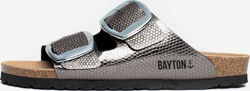Bayton Pantolette 'Alicante' i grå: framsida