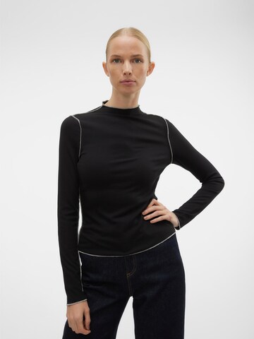 VERO MODA Shirt 'SNIPA' in Zwart: voorkant