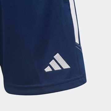 ADIDAS PERFORMANCE Regular Workout Pants 'Tiro 23 Club' in Blue