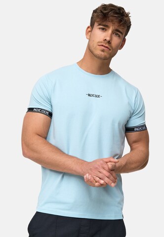 T-Shirt 'Lutzy' INDICODE JEANS en bleu