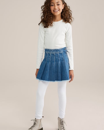 WE Fashion Skinny Leggings in White