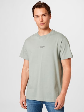 G-Star RAW Shirt in Groen: voorkant