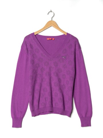 PUMA Sweater & Cardigan in L-XL in Purple: front