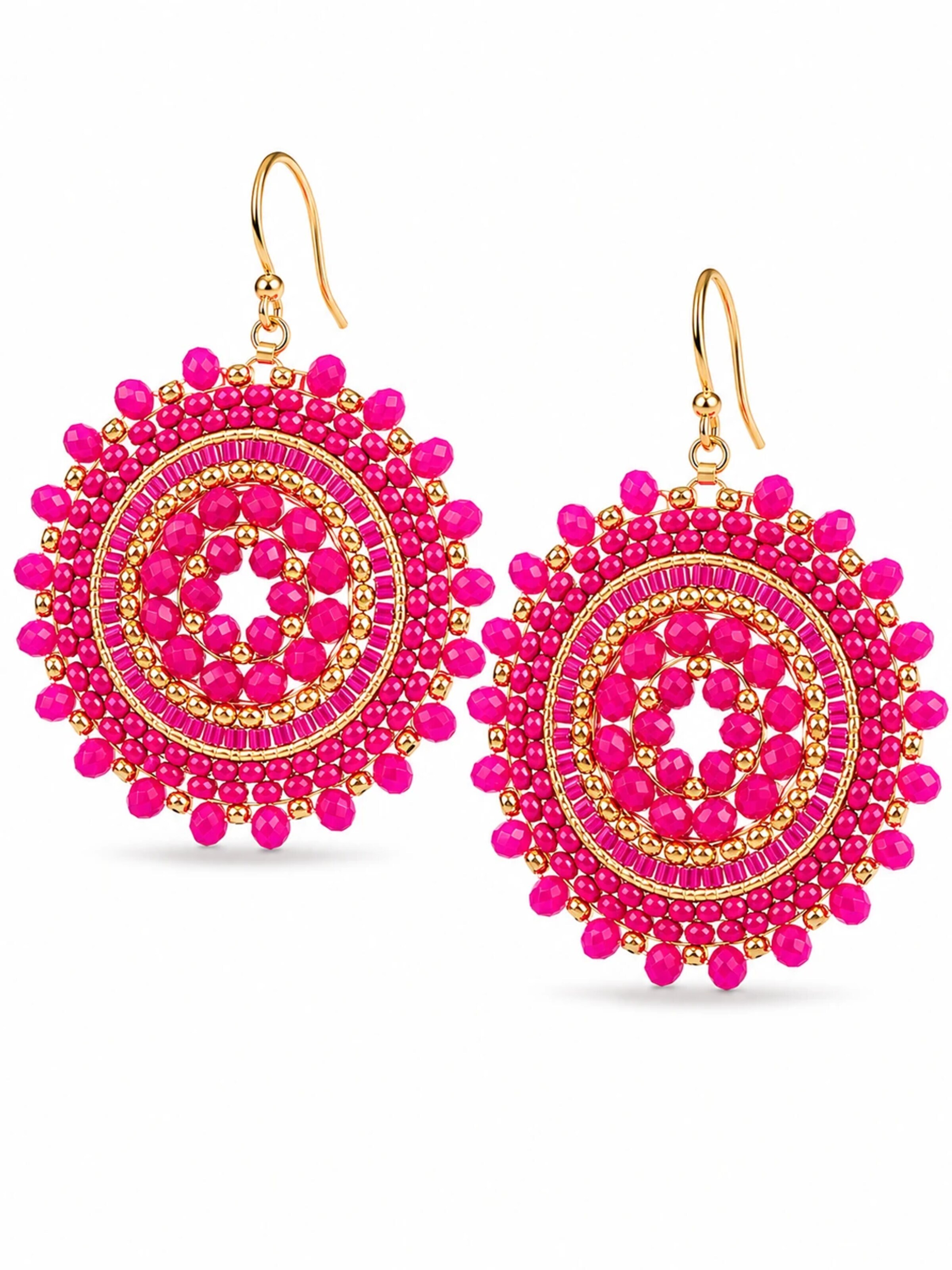 Orecchini 'Earring Marrakech' di Alster Herz in rosa: frontale