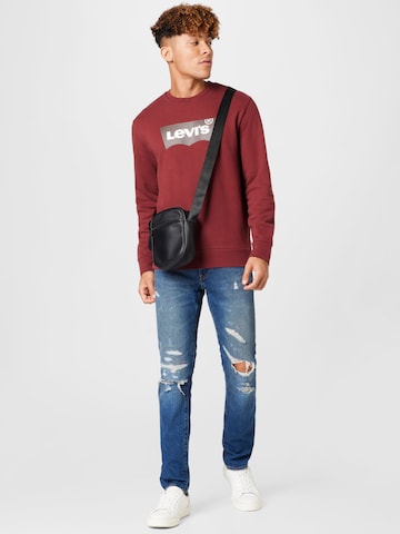 LEVI'S ® Mikina 'Graphic Crew' - Červená