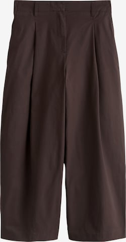 Next Élére vasalt nadrágok - barna: elől