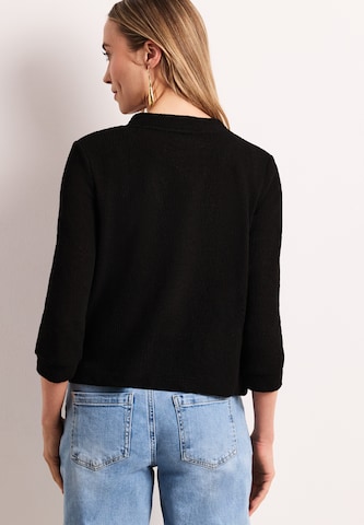 STREET ONE Strickjacke in Schwarz