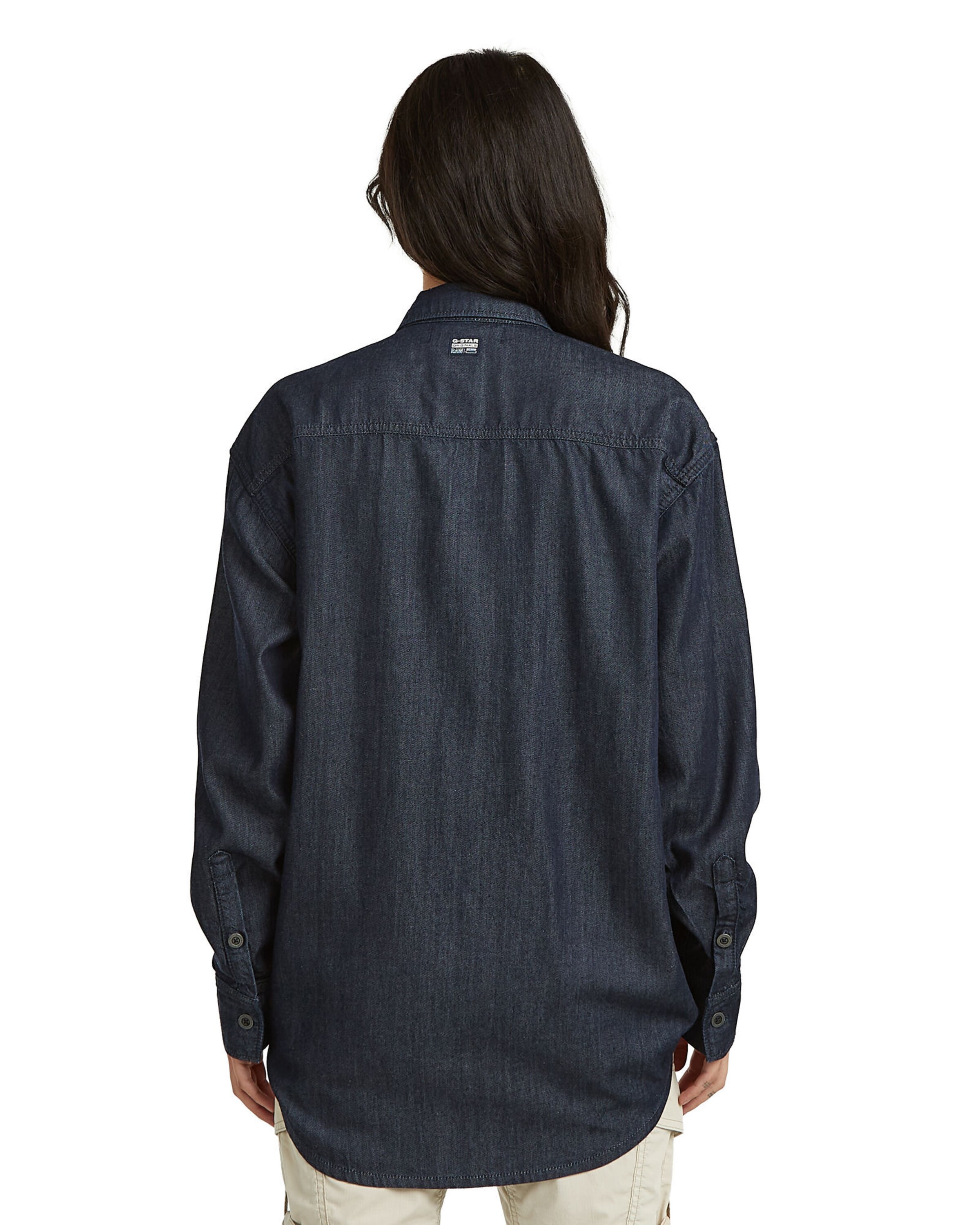 G-STAR Shirt 'Tucked in Relaxed Shirt' in Blauw