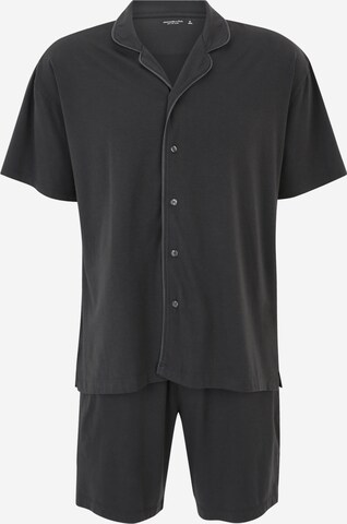 Abercrombie & Fitch Pyžamo krátké – šedá: přední strana