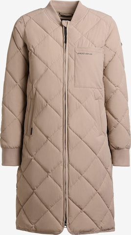 Manteau mi-saison 'YMAL2' khujo en beige : devant