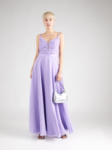 Robe de soirée SWING en violet