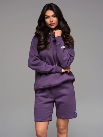 Ombre Sweatshirt 'OU-SNBC-0105' in Lila