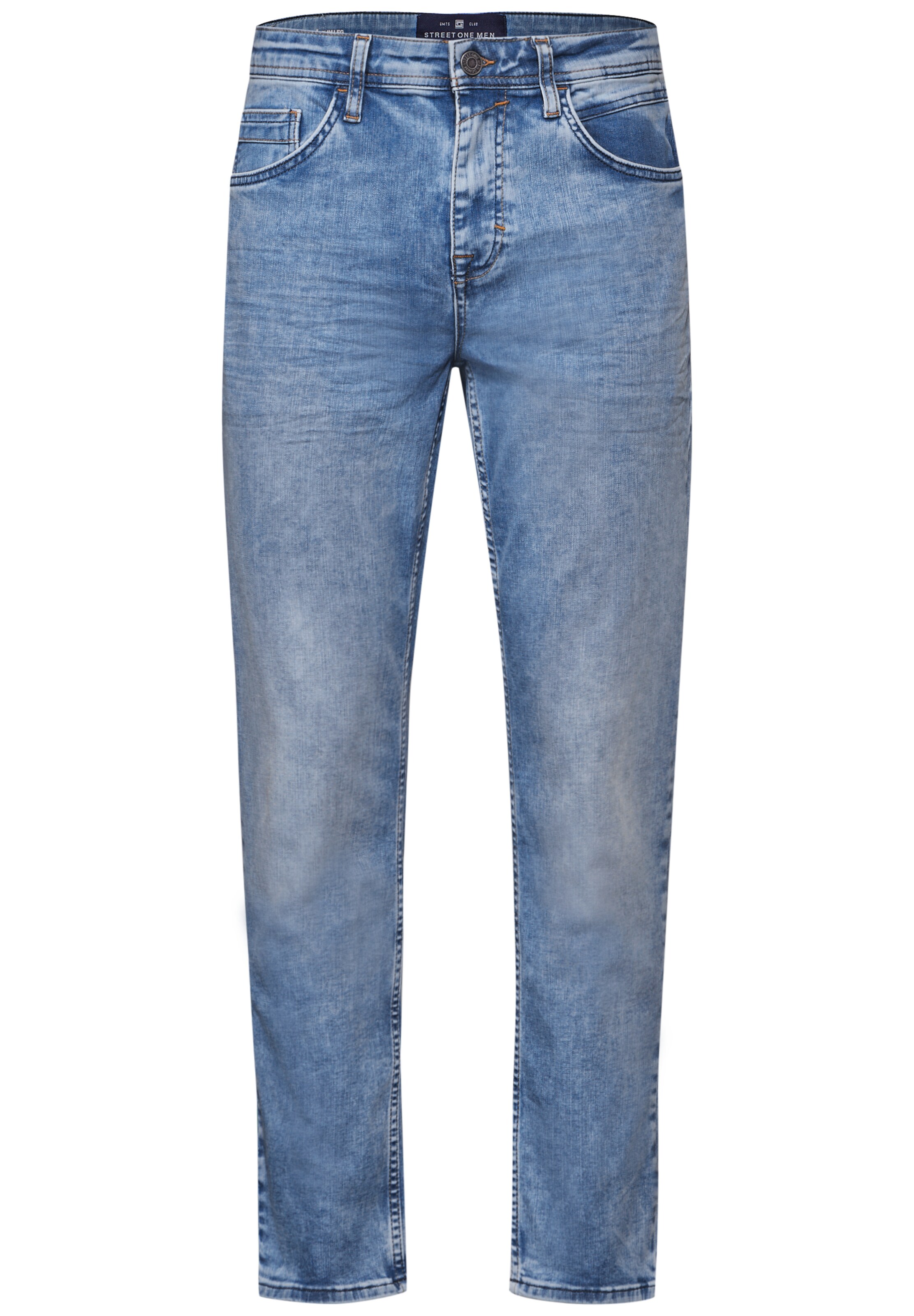 Street One MEN Regular Jeans in Blau: Vorderseite