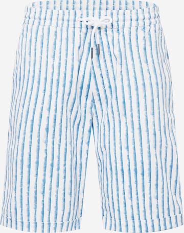 TOM TAILOR DENIM Regular Shorts in Blau: predná strana