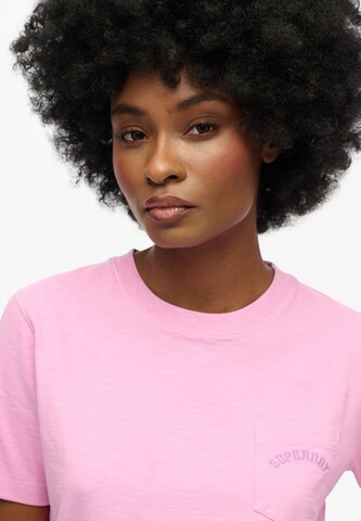 Superdry Shirt 'Essential' in Pink