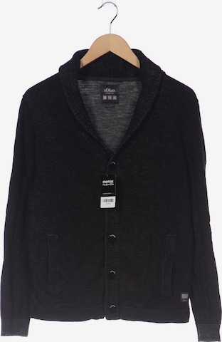 s.Oliver Sweater & Cardigan in L in Black: front