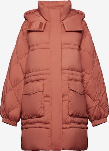 Manteau d’hiver ESPRIT en orange : devant