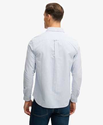 Superdry Comfort fit Button Up Shirt 'Oxford Preppy' in Blue
