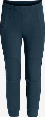 VAUDE Tapered Athletic Pants 'Pulex' in Blue: front