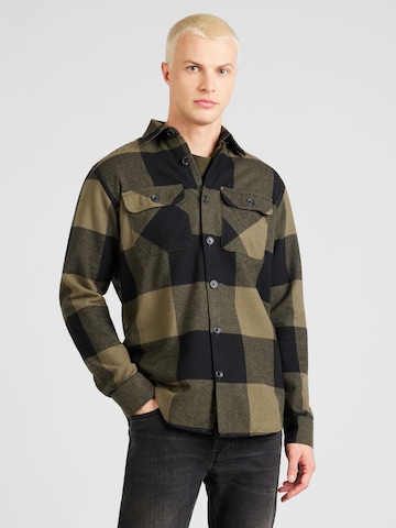 JACK & JONES Regular fit Πουκάμισο 'EDARREN' σε γκρι: μπροστά