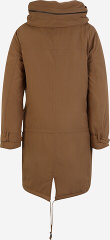 MAMALICIOUS Between-Seasons Parka 'Tikka' in Brown