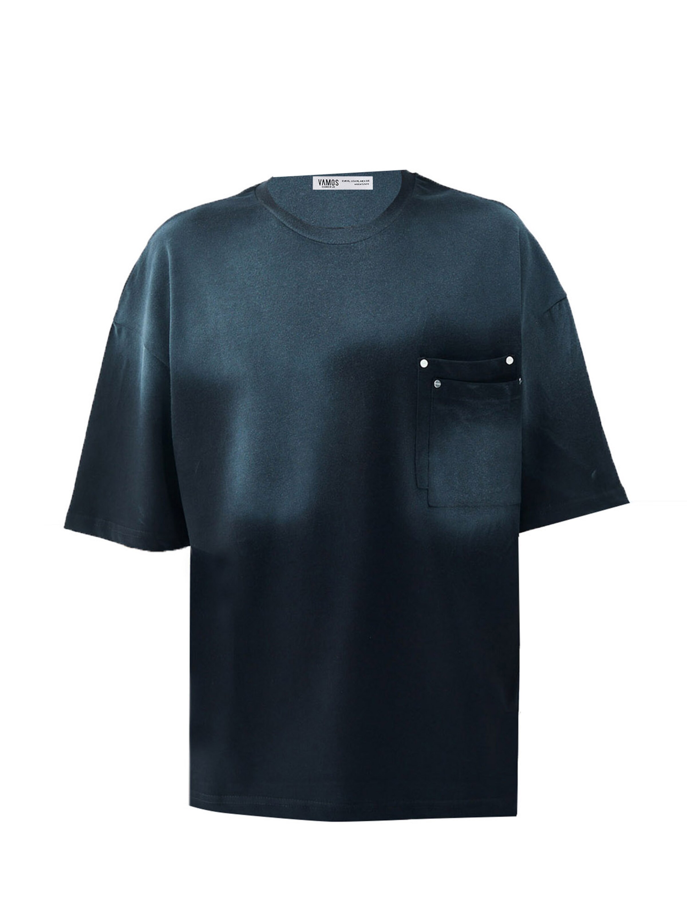 T-Shirt VAMOS CLO en noir : devant