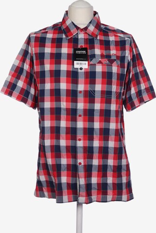 VAUDE Button Up Shirt in M-L in Red: front