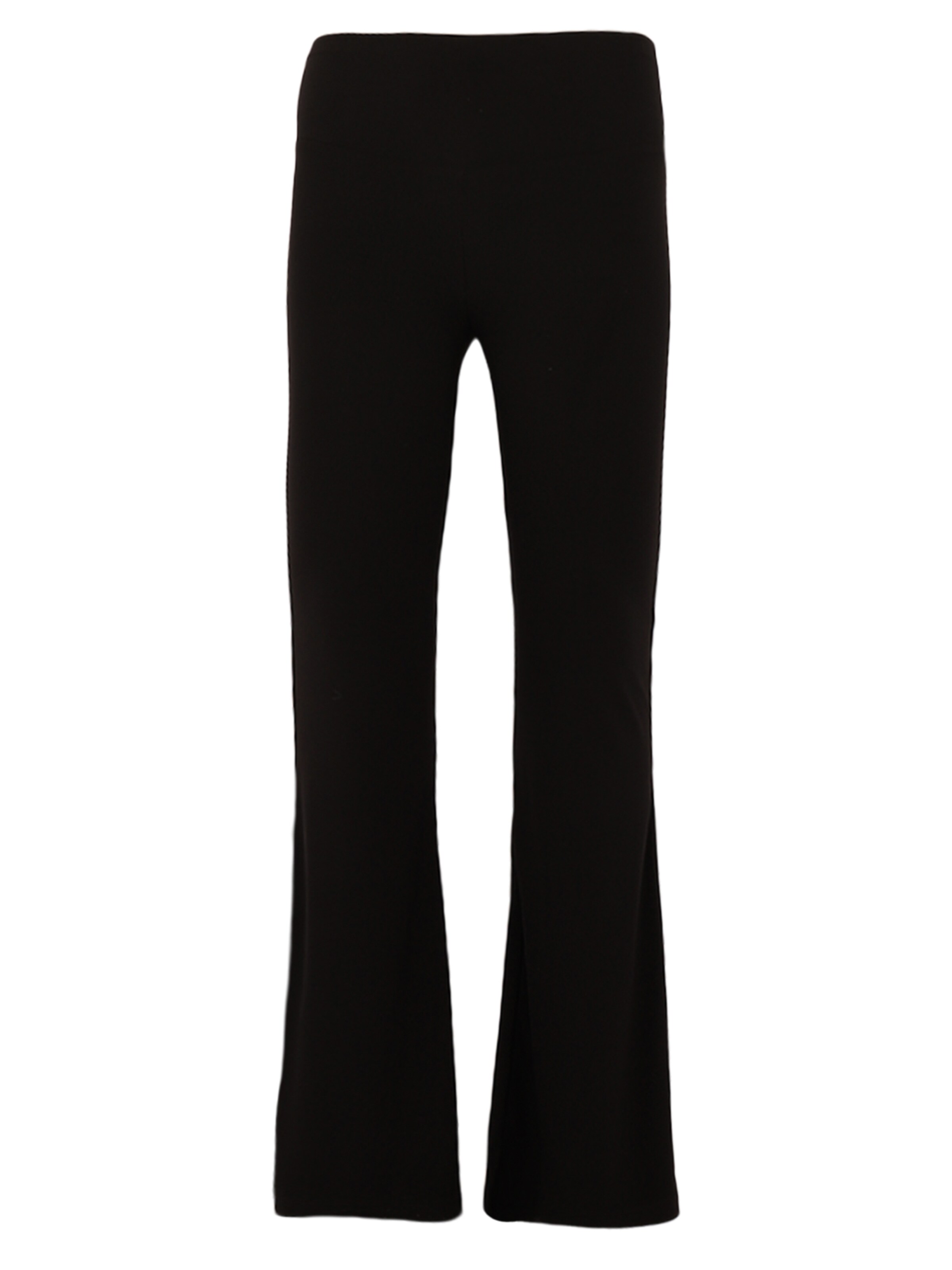 YOEK Bootcut Broek in Zwart: voorkant